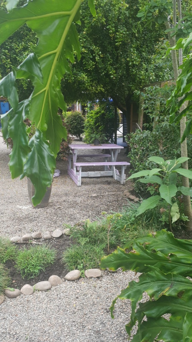 Beautiful garden at Hope Station
